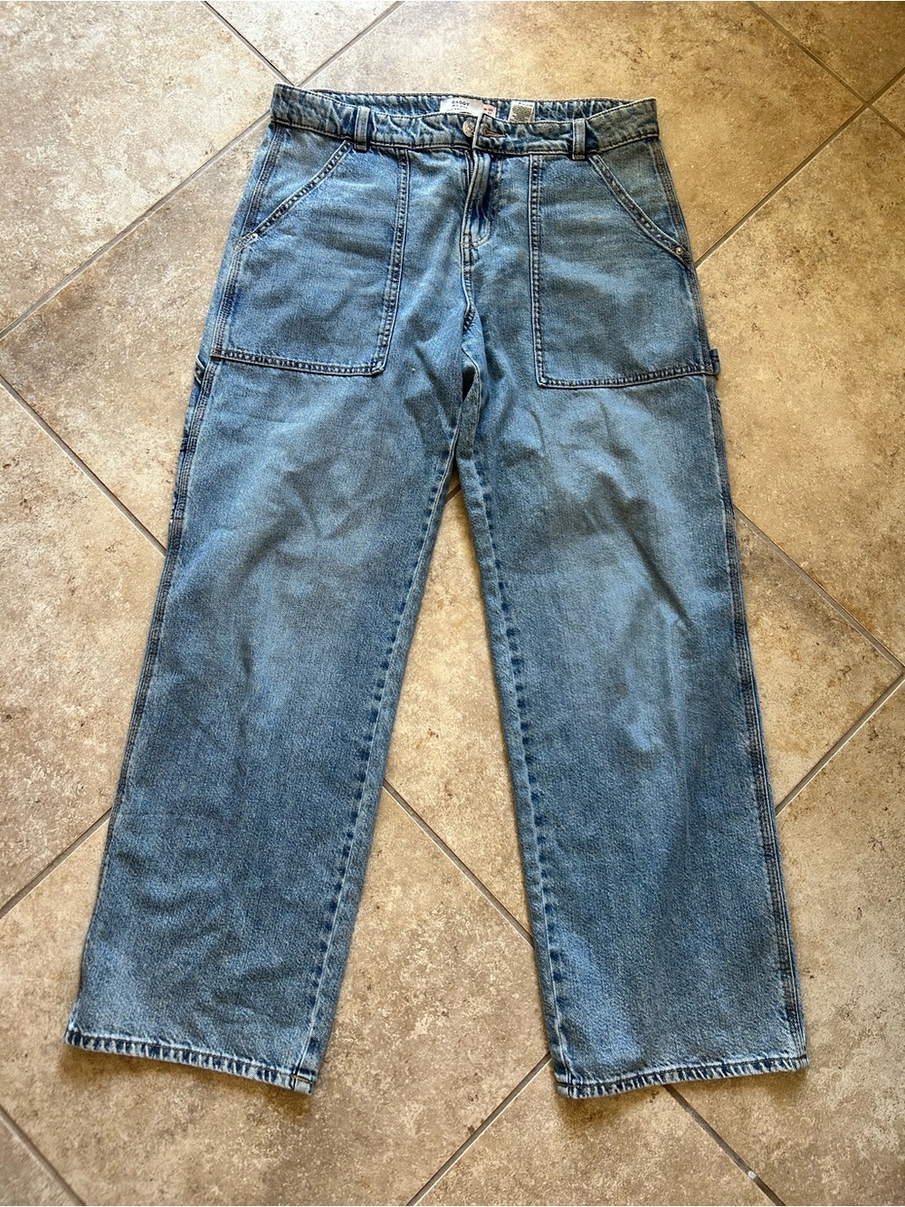 NEXT Light Blue Relaxed Workwear Jeans size 8